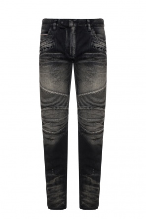 Jeans with ribbed inserts, zdjęcie 1 Jeans with ribbed inserts od Balmain